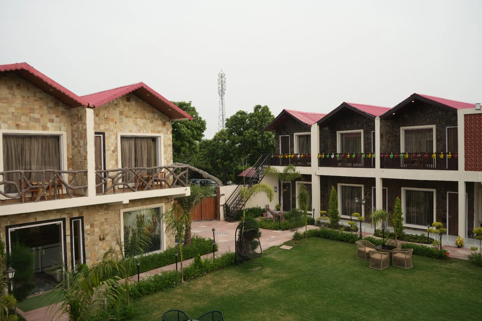 Resort garden